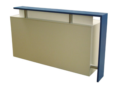 Messetheke Hirschberg II Blau oder Weiß