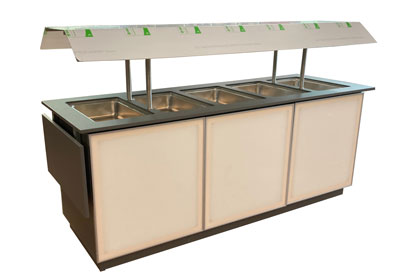 kühltheke Warmtheke Cateringtheke Kaltenburg RGB Beleuchtung